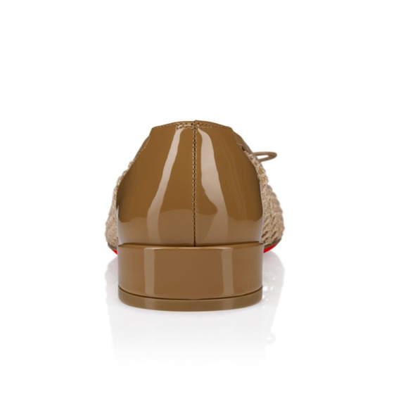 Christian Louboutin Sweetie Jane Mesh Flat Lionne Beige Nude Ballet Ballerina 39 - Picture 16 of 16